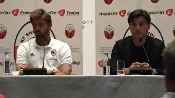 LIVE MN - Montella: "Dispiaciuto per Niang, giocare nel Milan non è uno stress. Turnazione scientifica, proviamo un nuovo modulo"