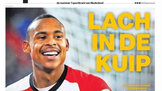 Le prime pagine olandesi. Sportwereld: "Sorrisi al De Kuip"