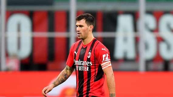 Milan, difficile il recupero di Romagnoli per Napoli: il capitano verso il forfait 