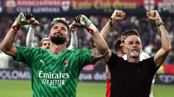 Tuttosport dopo il successo dei rossoneri a Genova: "Giroud è l'eroe del Milan in fuga"