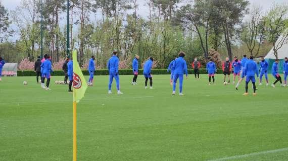 Vigilia di Roma-Milan: rifinitura al mattino a Milanello. Immagini LIVE su MilanNews