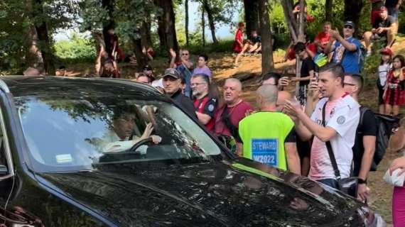 VIDEO MN - Milanello, è arrivato il ds Frederic Massara