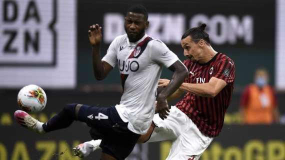 Milan, 13 tiri nello specchio con il Bologna: il dato più alto in campionato