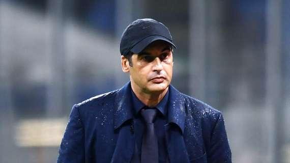 Roma, Fonseca a Sky: "Gara equilibrata e pareggio giusto. L'arbitro? Capita, ha sbagliato per entrambe le squadre"
