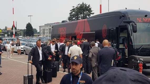 Milan, domani alle 15 la partenza da Malpensa 