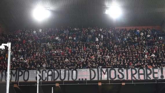 MN - La posizione della Curva Sud nella partita di questa sera