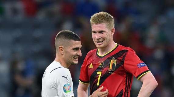 Belgio-Canada, le formazioni ufficiali: De Ketelaere in panchina, titolari De Bruyne e Hazard