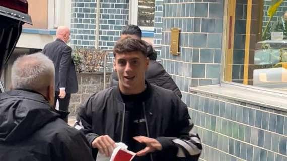 L'arrivo di Filippo Terracciano alle visite mediche con il Milan