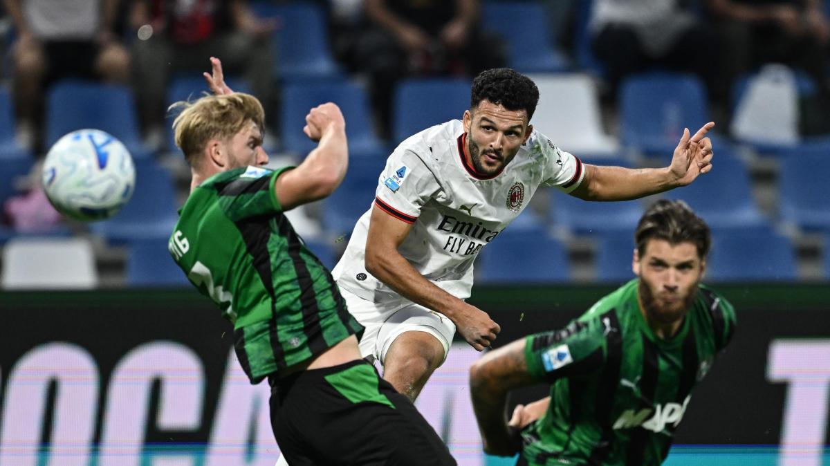 Sassuolo-Milan 0-0 all'intervallo. I rossoneri chiudono in crescendo ma è una partita sporca