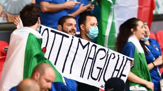 London Calling, i Nirvana, Un Amore così Grande. E Wembley è tutto azzurro