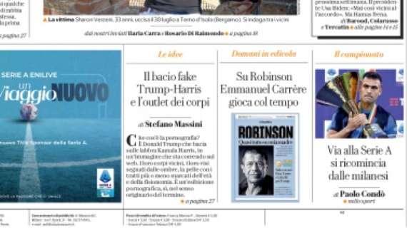 Repubblica: "Via alla Serie A, si ricomincia dalle milanesi"