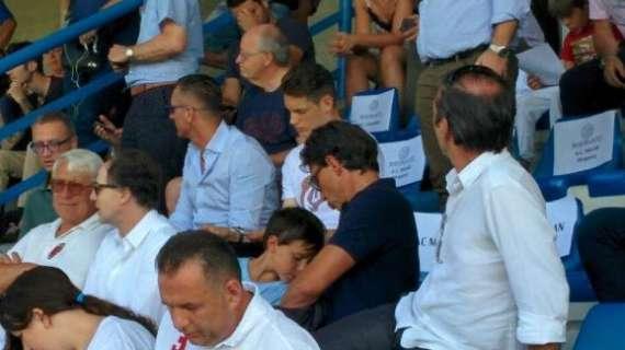 FOTO MN - Andrej Modic in tribuna al Chinetti: è saltato il suo passaggio al Lugano