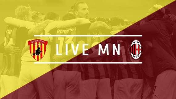 LIVE MN - Benevento-Milan (0-2) - Kessié-Leao, controsorpasso in testa al campionato