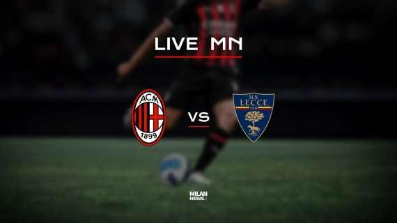 LIVE MN - Milan-Lecce (2-0): tre punti importanti, decide un super Leao!