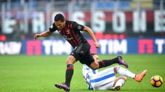 Bacca e il Milan, nessun problema. C'è voglia di tornare decisivo