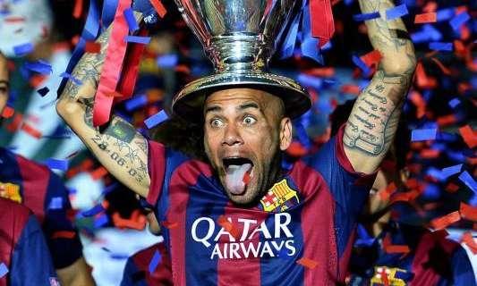 Barcellona, Dani Alves: "Il Milan? Sarebbe un piacere"