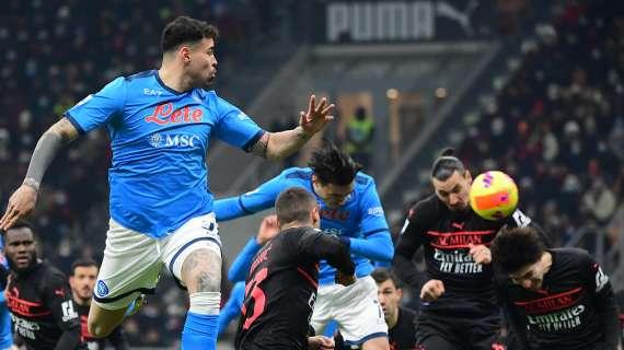 Cesari: “Il gol del Napoli nasce da un angolo arrivato dopo una rimessa laterale a favore del Milan data agli azzurri”