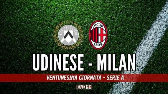 LIVE MN - Udinese-Milan (2-3): triplice fischio, il Milan torna a vincere ad Udine