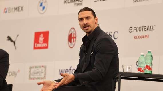 PHOTOGALLERY MN - Milanello, Zlatan Ibrahimovic in conferenza stampa
