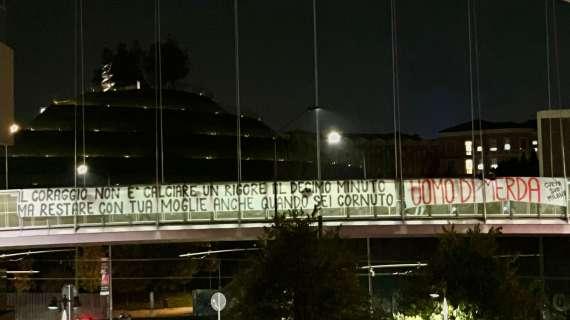 FOTO MN - La Sud contro Calhanoglu: “Il vero coraggio è rimanere con tua moglie sapendo di essere cornuto”
