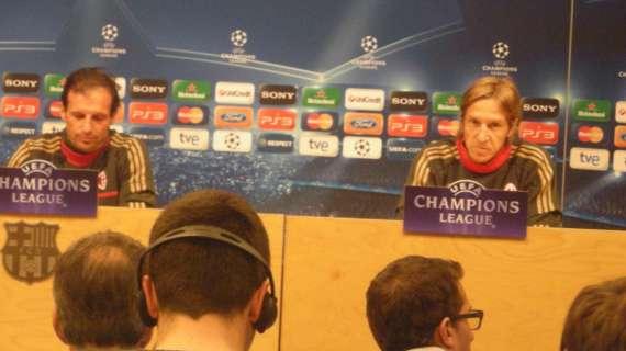 LIVE MN - Ambrosini: "Bisogna giocare con coraggio per passare il turno" (FOTO)