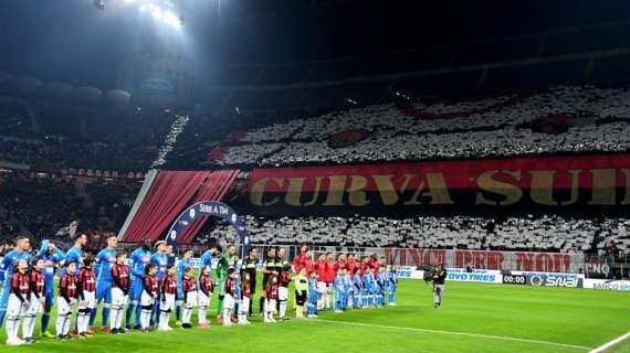 Giudice Sportivo: 15.000 euro di multa al Milan per cori di matrice territoriale