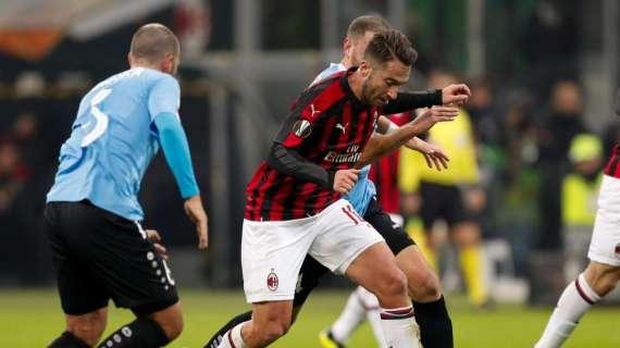 Milan, Bertolacci in campo da mezzala: non è il suo ruolo naturale