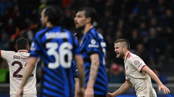 Champions League, il Bayern incerottato ne fa due a San Siro ma non basta: a passare è l'Inter