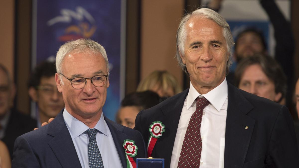 La scelta di Mancini ct della Nazionale è stata condivisa sia da Malagò che dal dt Ranieri