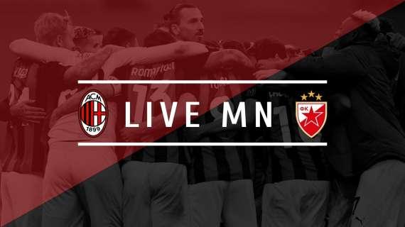 LIVE MN - Europa League, Milan-Stella Rossa (1-1) - Rossoneri agli ottavi: ma che fatica!