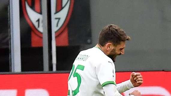 Berardi, non c'è solo il Milan: sul giocatore del Sassuolo c'è anche il Napoli