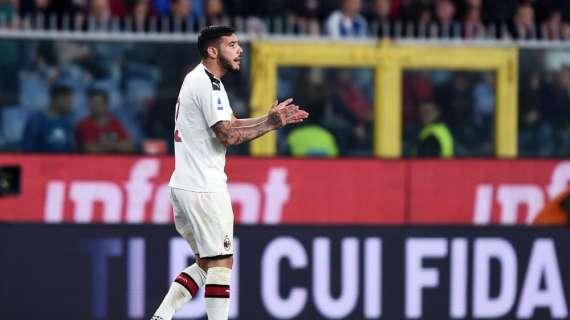 Theo Hernandez e la determinazione in allenamento