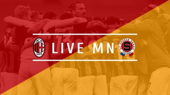LIVE MN - Europa League, Milan-Sparta Praga (3-0) - Tre punti e primato nel gruppo H