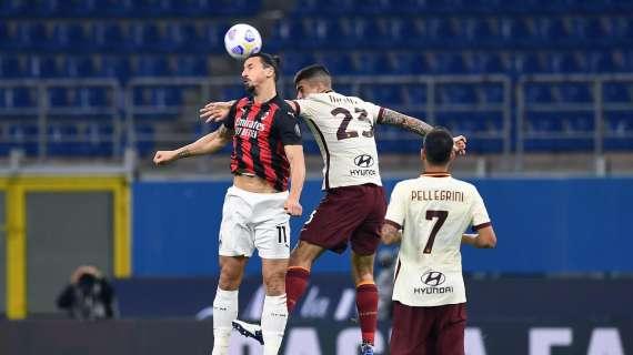 Roma-Milan, Corriere dello Sport: "C’è aria di spareggio"