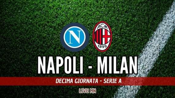 LIVE MN - Napoli-Milan (2-2): poco Milan nella ripresa, il Napoli la pareggia. Un punto a testa al Maradona