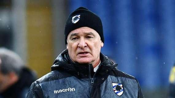  Ranieri: "Voglio vedere una Sampdoria gagliarda contro un Milan pretendente allo scudetto"