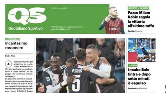 QS: "Pazzo Milan: Rebic regala la vittoria all'ultimo tuffo"