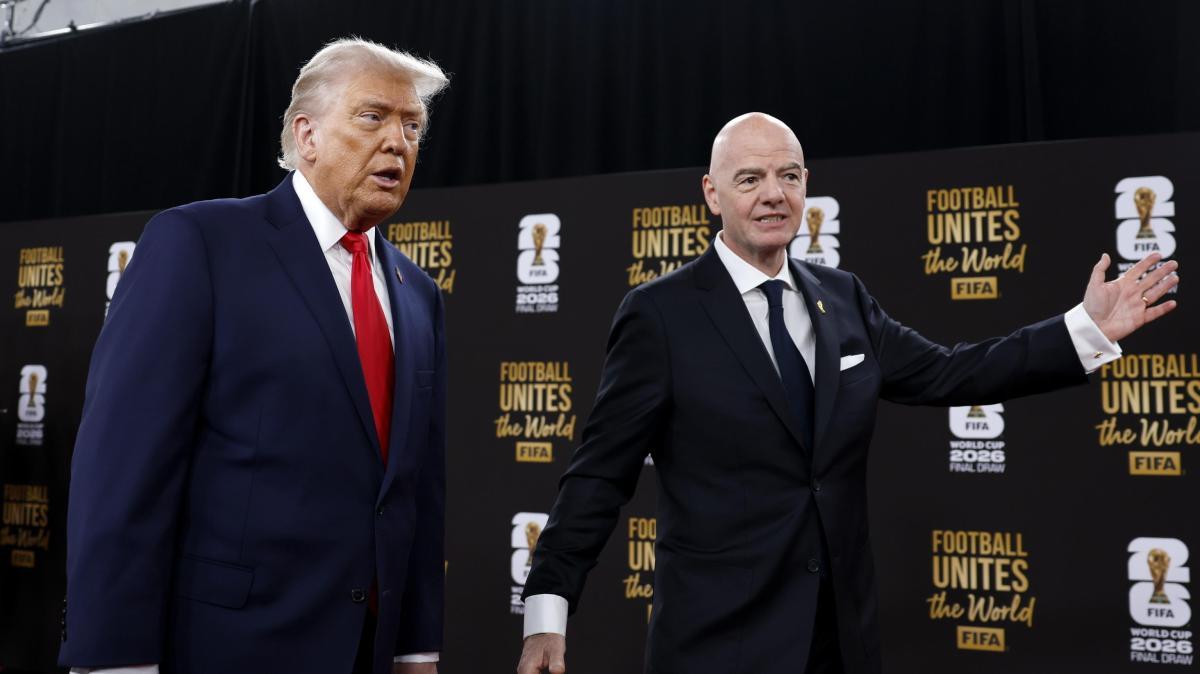 Infantino annuncia: "Trump alla finale del Mondiale: consegneremo insieme il trofeo"