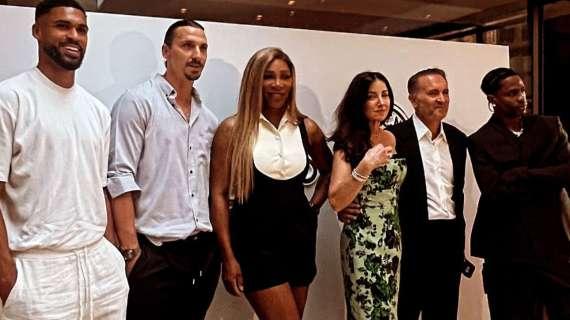 Cardinale, Ibrahimovic e Loftus-Cheek a cena per la partnership con Cincoro: presenti le stelle Serena Williams e Travis Scott
