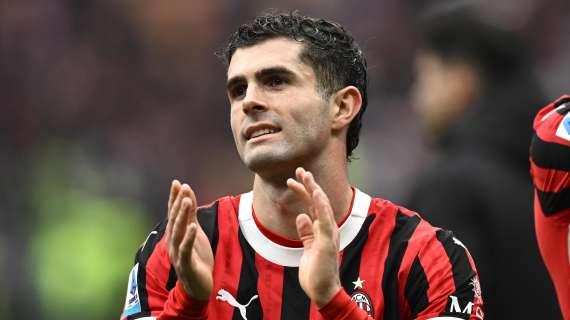 Milan, Pulisic non è al top e per questo partirà dalla panchina contro l'Hellas Verona