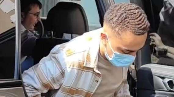 VIDEO MN - Dest arrivato al Centro Ambrosiano per i test d'idoneità