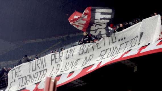 FOTO - Striscione contro la Juve e la squalifica ad Ibra