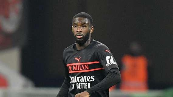 Tomori, derby più lontano: può tornare con la Lazio in Coppa Italia