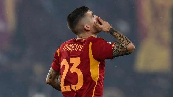 Roma, Mancini a Sky: "Siamo rimasti in 10 e abbiamo saputo soffrire tantissimo"