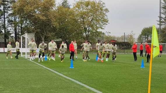 MN - Rifinitura prima di Milan-Chelsea a Milanello: ecco gli assenti