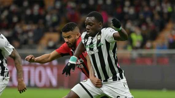 Udinese, Makengo: "Non vogliamo porci limiti. Vedremo a fine campionato dove saremo"