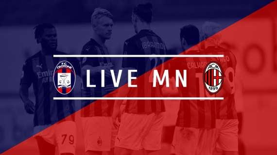 LIVE MN - Crotone-Milan (0-2) - Kessié-Diaz, seconda vittoria in campionato