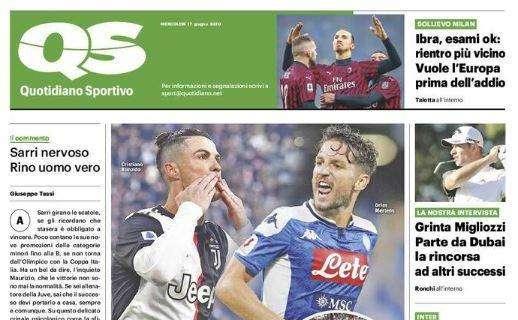 QS: "Ibra, esami ok: rientro più vicino. Vuole l'Europa prima dell'addio"