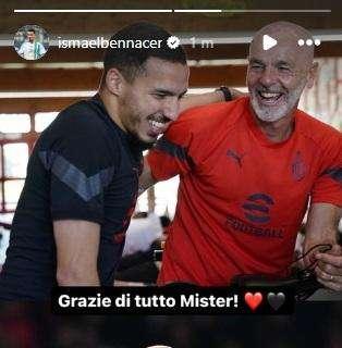 Addio Pioli, il saluto di Bennacer: "Grazie di tutto Mister!"