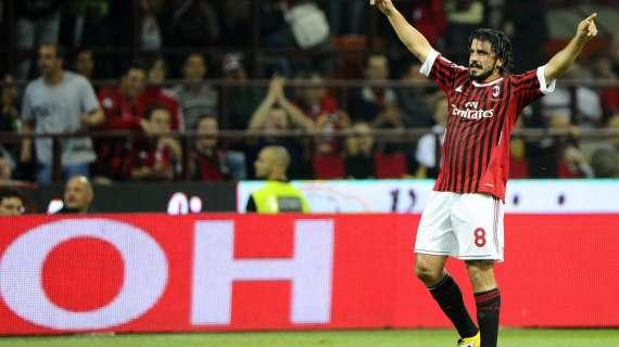 Gattuso: "Ha vinto il cuore, resto al Milan"